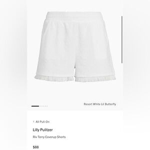 Lilly Pulitzer Riv Terry Coverup Shorts